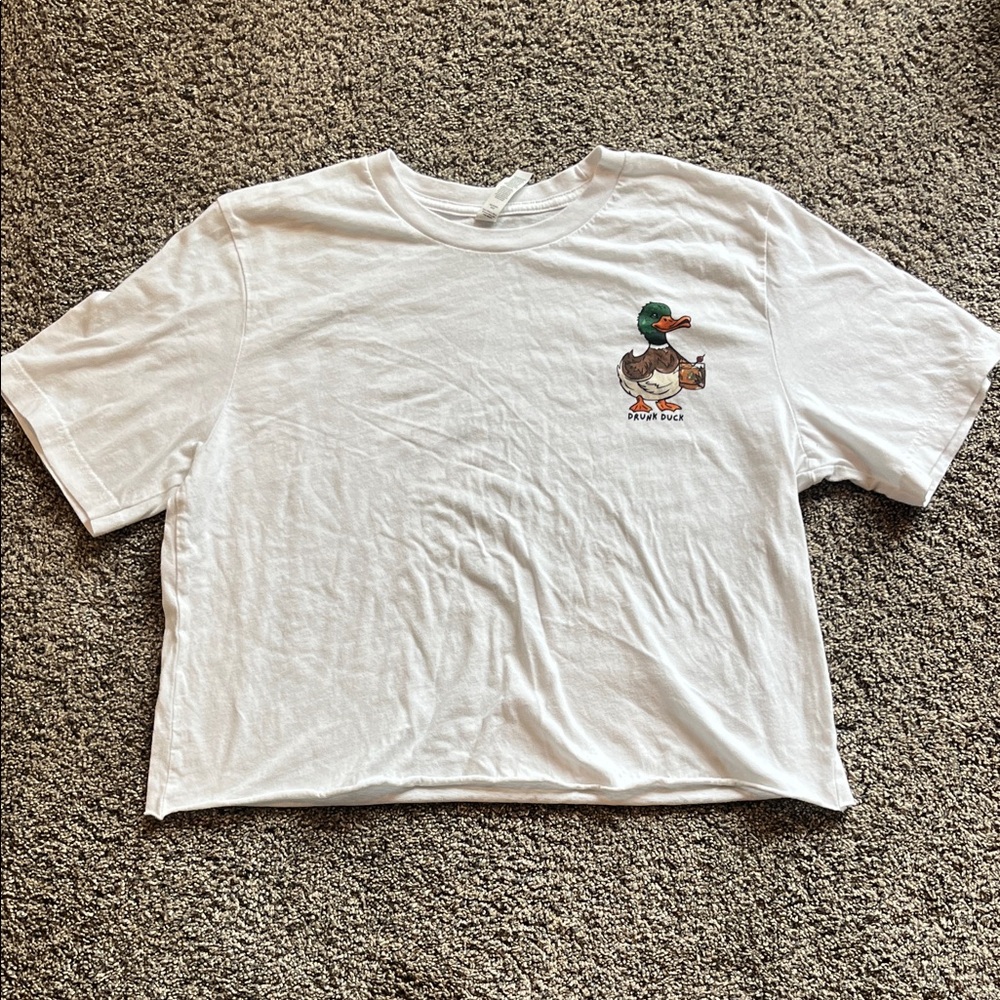 Drunk Duck Bella Canvas Crop